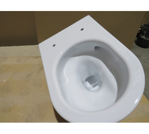 Уценка. Унитаз подвесной безободковый GSI Pura Eco Swirlflush белый глянцевый 880711_УЦ