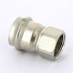 Муфта переходная пресс-В Viega Sanpress Inox нержавеющая сталь 28x3/4 436643
