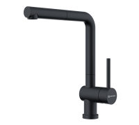 Смеситель для кухни Omoikiri Akashi-S гибкий выдвижной излив черный 4994573