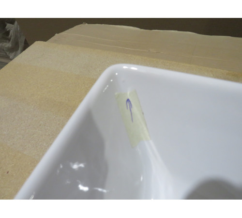 Раковина накладная GSI Kube X 370х600 мм белый глянцевый 945311_УЦ/1