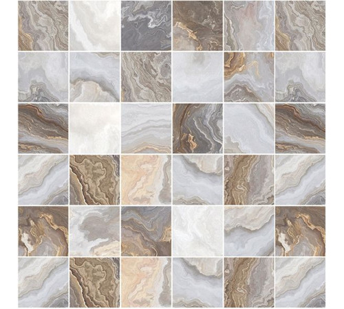 Мозаика Laparet Goldy серая 30х30 см х9999219613