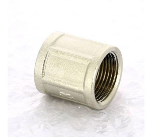 Муфта резьбовая никелированная Tiemme ВР-ВР 3/4 1500150