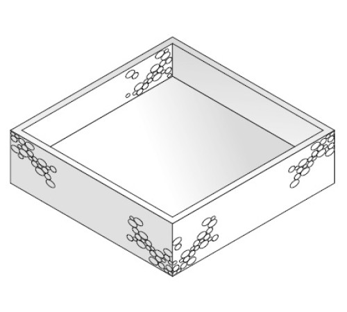 Основа для акрилового поддона Laufen 100х100 см пенополистирол 2.9557.2.000.000.1