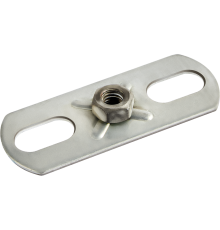 Пластина опорная SHUFT с гайкой M8 30x80x3.0 мм (упак. 100 шт) 1425433