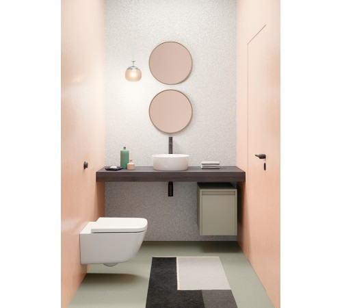 Раковина-чаша накладная GSI NUBES Ø 400 мм круглая белый глянцевый 903911