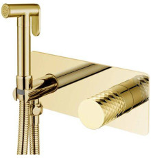 Гигиенический душ со смесителем Boheme Stick золото 127-GG