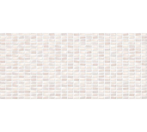 Плитка настенная Cersanit Pudra мозаика рельеф бежевый 20x44 см PDG013D