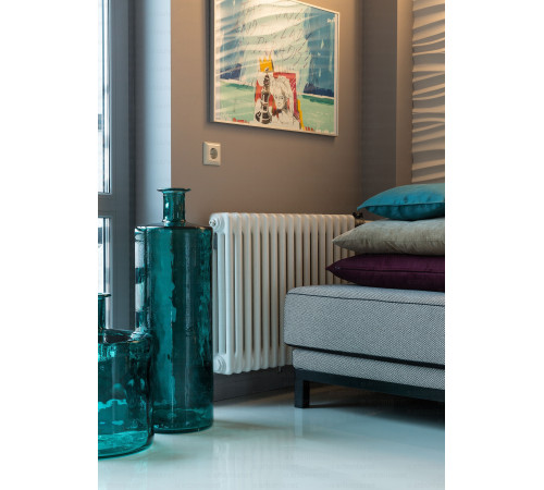 Трубчатый радиатор Arbonia 3057 22 секции нижнее подключение 3057/22 N69 твв RAL 9016