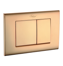 Кнопка смыва для инсталляции Boheme пластик gold 655