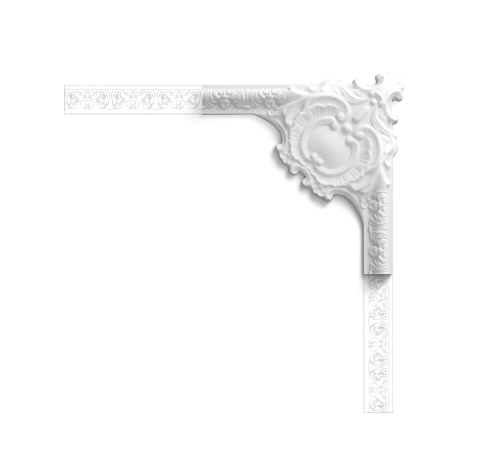 Угловой элемент молдинга Orac Decor Barock New Classics P3020A