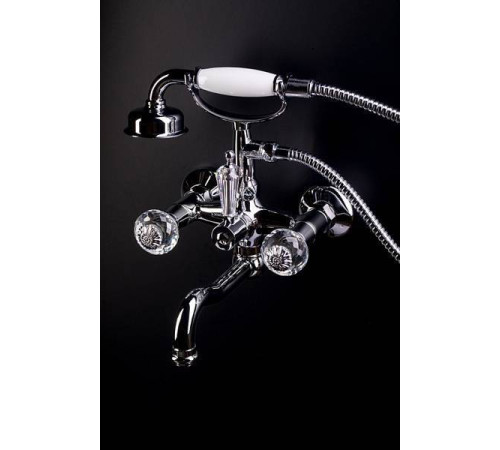 Смеситель для раковины на 3 отверстия Boheme Flora хром глянцевый 277-FL