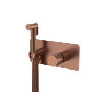 Гигиенический душ Boheme Stick со шлангом 150 см и внутренней частью brushed bronze 127-BRB