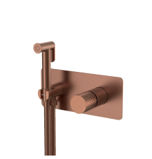 Гигиенический душ Boheme Stick со шлангом 150 см и внутренней частью brushed bronze 127-BRB