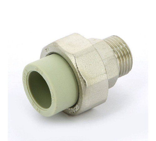 Муфта полипропиленовая FV-Plast разъемная с наружной резьбой 20x1/2 237020