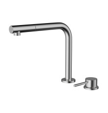 Смеситель для кухни Omoikiri Nara-S-BN с выдвижным изливом нержавеющая сталь 4994329