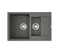 Кухонная мойка Omoikiri Daisen 78-2T-PL Tetogranit 78x51 см платина 4993533