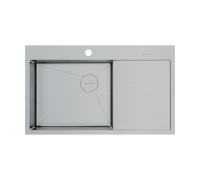 Кухонная мойка Omoikiri Akisame 86-L Side-IN 86x51 см нержавеющая сталь 4997031