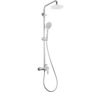 Душевая стойка с верхним душем Allen Brau Eclipse 3 режима 20x45.9x128.1 см хром 5.E1006-00