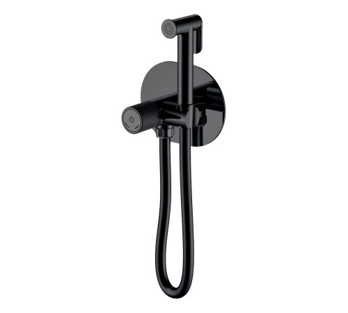 Гигиенический душ со смесителем Boheme Tech шланг 120 см black 157-B