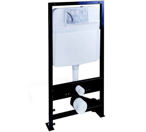 Инсталляция для подвесного унитаза Boheme с креплением черная 666