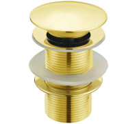 Донный клапан для раковины Boheme Imperiale Click-Clack золото 611