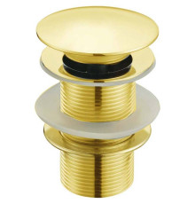 Донный клапан для раковины Boheme Imperiale Click-Clack золото 611