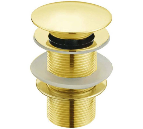 Донный клапан для раковины Boheme Imperiale Click-Clack золото 611