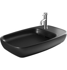 Раковина-чаша Allen Brau Liberty 70x42.6x13.5 см с 1 отверстием черная 4.32012.31