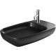 Раковина-чаша Allen Brau Liberty 70x42.6x13.5 см с 1 отверстием черная 4.32012.31