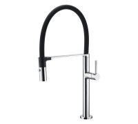 Смеситель для кухни Boheme Uno с гибким изливом chrome 114-CR