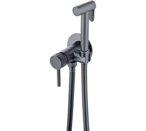 Гигиенический душ встраиваемый со смесителем Allen Brau Priority графит браш 5.31A29-MG