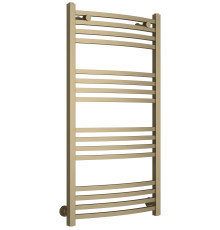 Полотенцесушитель водяной Сунержа Аркус 550x1007 мм выгнутый золотой шёлк матовый 32-0251-1050