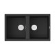 Кухонная мойка OMOIKIRI Kitagawa 86-2-GB Artceramic 86x51 см графит 4993492