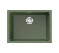 Кухонная мойка Omoikiri Okinoshima 61-U/I-OL Natceramic 61x46 см olive 4997064