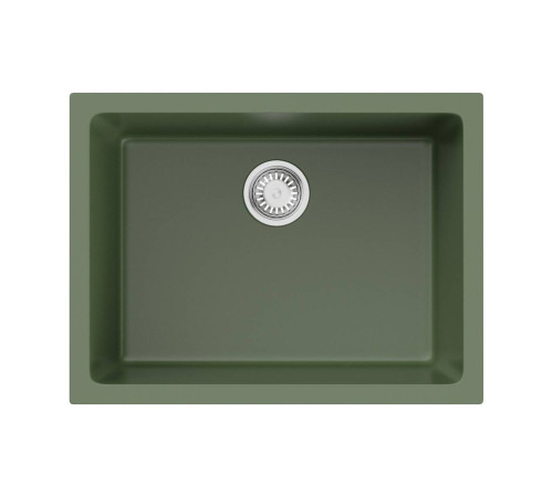 Кухонная мойка Omoikiri Okinoshima 61-U/I-OL Natceramic 61x46 см olive 4997064