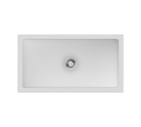 Кухонная мойка Omoikiri Mikura 83-WH Glossy Natceramic 84x46 см белый 4993259