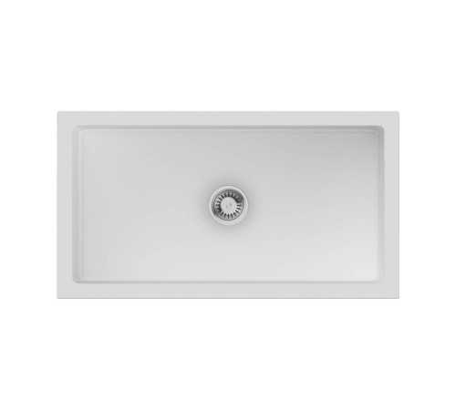 Кухонная мойка Omoikiri Mikura 83-WH Glossy Natceramic 84x46 см белый 4993259
