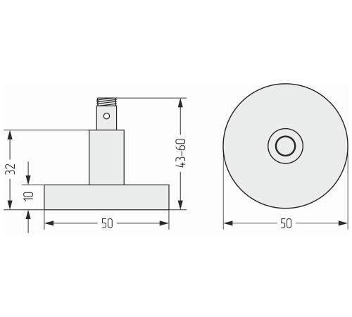 Кронштейн телескопический для полотенцесушителя Сунержа Tube матовое золото 032-1500-0000