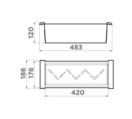 Коландер Omoikiri CO-04-LG нержавеющая сталь цвет светлое золото 4999056