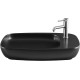 Раковина-чаша Allen Brau Liberty 70x42.6x13.5 см с 1 отверстием черная 4.32012.31