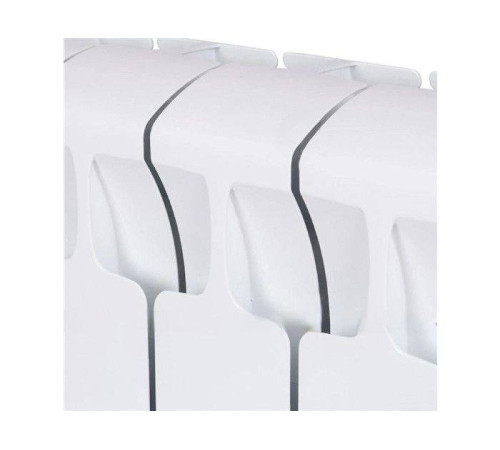 Радиатор биметаллический Rifar Monolit 500 5 секций боковое подключение белый Н11620