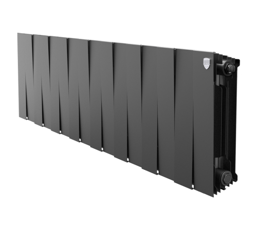 Биметаллический радиатор Royal Thermo PianoForte 300 Noir Sable 16 секций боковое подключение 1346061