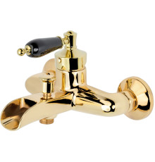 Смеситель для ванны Boheme Vogue с каскадным изливом золото 213-BLC