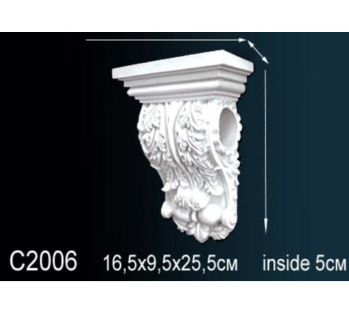 Консоль декоративная Perfect полиуретан C2006