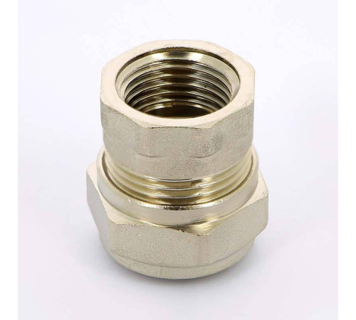 Муфта обжимная никелированная Uni-Fitt 20x1/2 ВР 661N7200