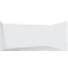 Плитка настенная Cersanit Evolution рельеф белый 20х44 см EVG052