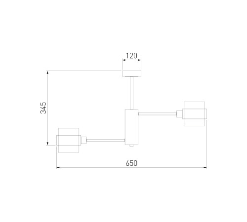 Потолочная люстра в стиле лофт 70127/6 черный