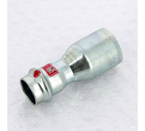 Муфта-вставка пресс из оцинкованной стали Viega Prestabo 28х18 мм 558536