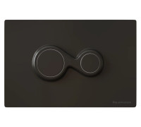Клавиша смыва Artceram MONET 245х163 мм 2 режима черный матовый 701.000.17