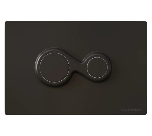 Клавиша смыва Artceram MONET 245х163 мм 2 режима черный матовый 701.000.17